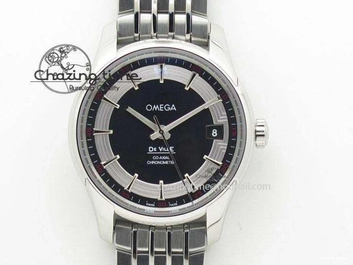 0522 Planet Ocean Professional Rose Gold Liquid Metal V6F 42mm On Black Rubber Strap A Vibrant 8266